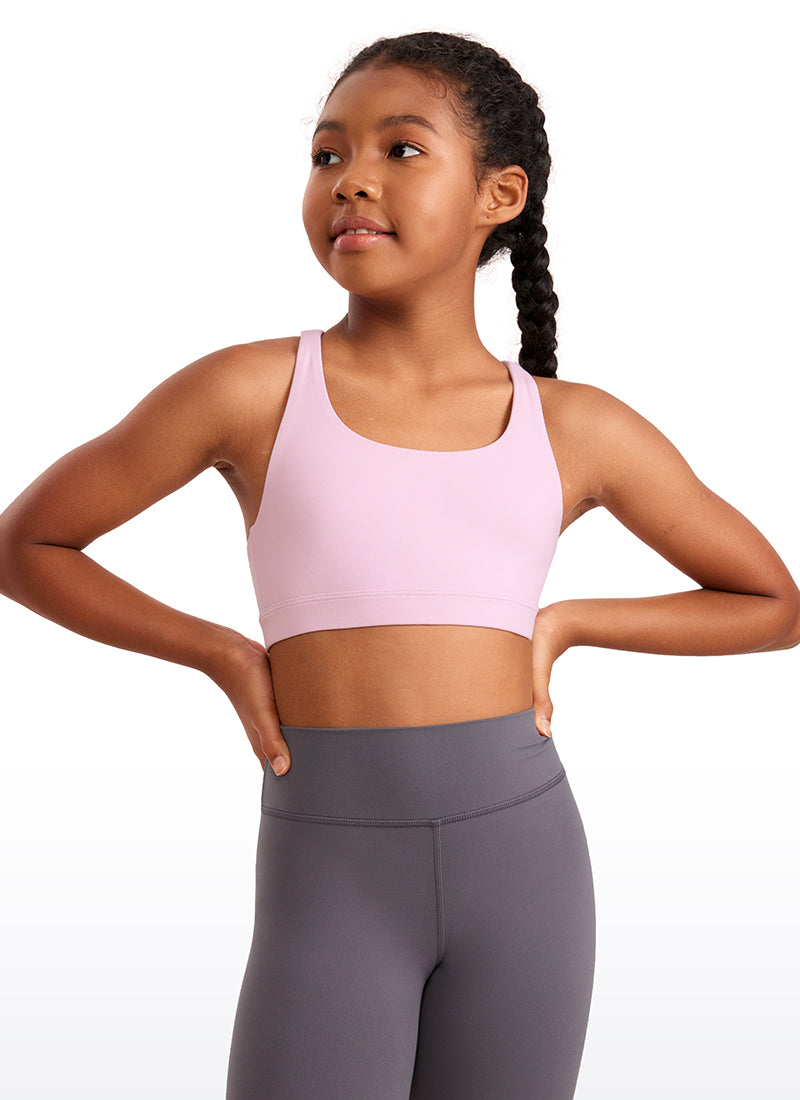 Butterluxe Girls Sport Bra Strappy Back