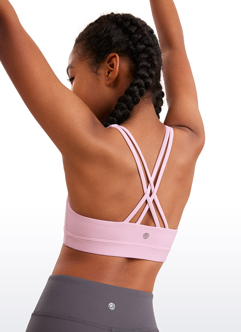 Butterluxe Girls Sport Bra Strappy Back