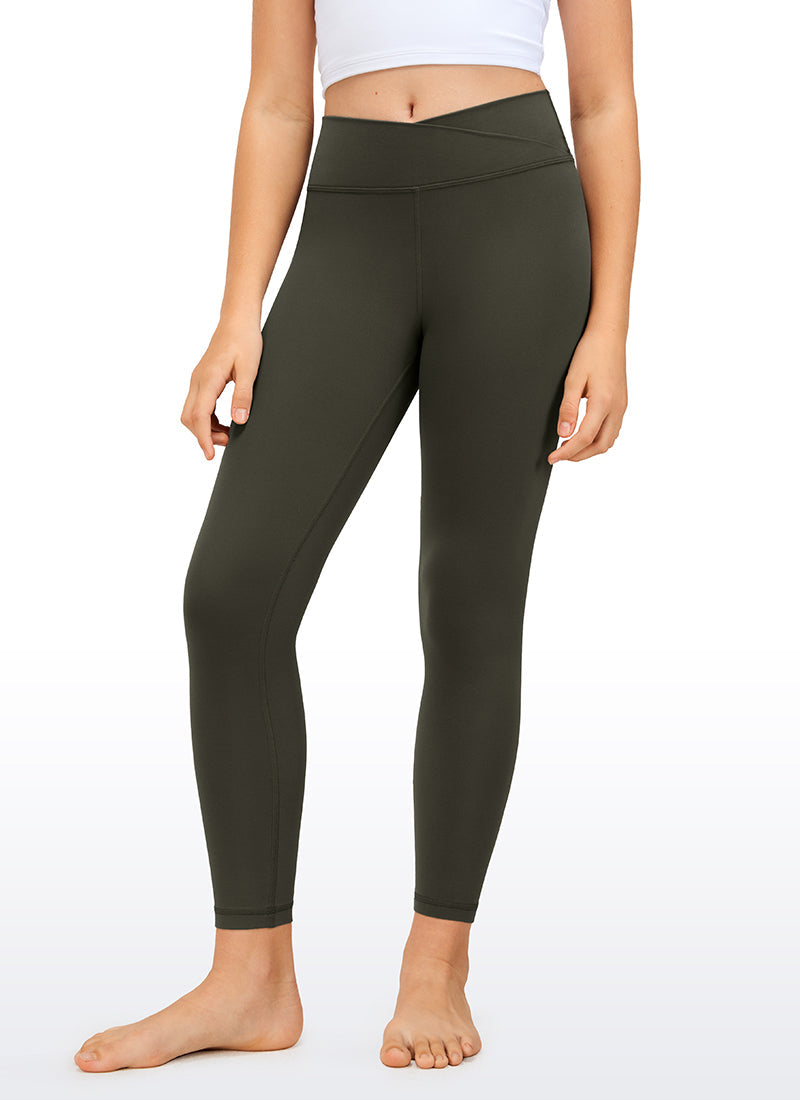 Butterluxe Girls Active Leggings - V Cross Waist