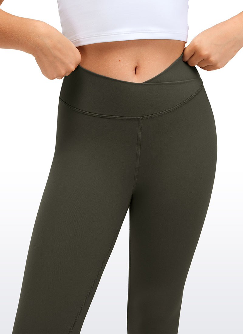 Butterluxe Girls Active Leggings - V Cross Waist