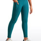 Thermal Fleece Lined Soft Girls Water-Resistant Pocketed Leggings