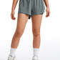 Feathery-Fit Soft Girls 2 in 1 High Rise Dolphin Lined Shorts 2.5''