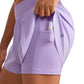 Feathery-Fit Soft Girls 2 in 1 High Rise Dolphin Lined Shorts 2.5''