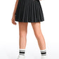 Feathery-Fit Soft Girls Pleated Skirts