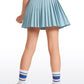 Feathery-Fit Soft Girls Pleated Skirts