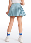 Feathery-Fit Soft Girls Pleated Skirts