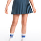 Feathery-Fit Soft Girls Pleated Skirts