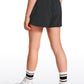 Feathery-Fit Soft Girls Mesh Liner Shorts with Zip Pockets