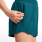 Feathery-Fit Soft Girls Mesh Liner Shorts with Zip Pockets