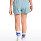 Feathery-Fit Soft Girls Mesh Liner Shorts with Zip Pockets