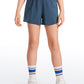 Feathery-Fit Soft Girls Mesh Liner Shorts with Zip Pockets