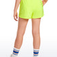 Feathery-Fit Soft Girls Mesh Liner Shorts with Zip Pockets