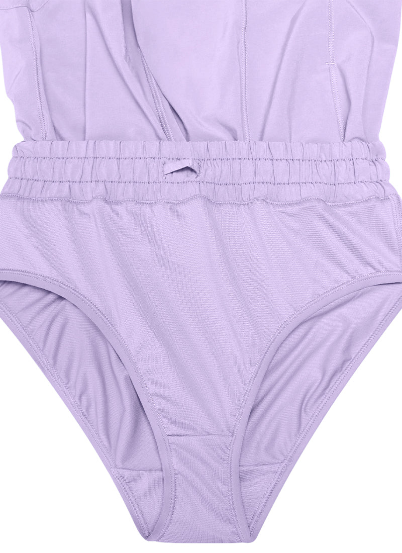 Feathery-Fit Soft Girls Mesh Liner Shorts with Zip Pockets