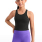 Butterluxe Girls Double Lined Scoop Neck Tank Tops