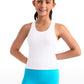 Butterluxe Girls Waist-Length Crewneck Tank Racerback