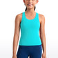 Butterluxe Girls Waist-Length Crewneck Tank Racerback