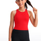 Girls Seamless Ribbed Scoop Neck Tank Racerback