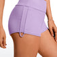 Sunshine High Waisted Swim Shorts - Ruched Side