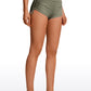 Sunshine High Waisted Swim Shorts - Ruched Side