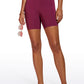 High Rise Lined Swim Shorts 5''