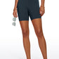 High Rise Lined Swim Shorts 5''