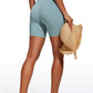 High Rise Lined Swim Shorts 5''