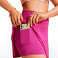 High Rise Pleated Swim Skirt with Side Pocket