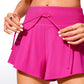 High Rise Flowy Lined Swim Shorts