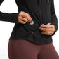 Butterluxe Full Zip Pocketed Hoodies Thumb Holes