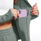 Butterluxe Full Zip Pocketed Hoodies Thumb Holes