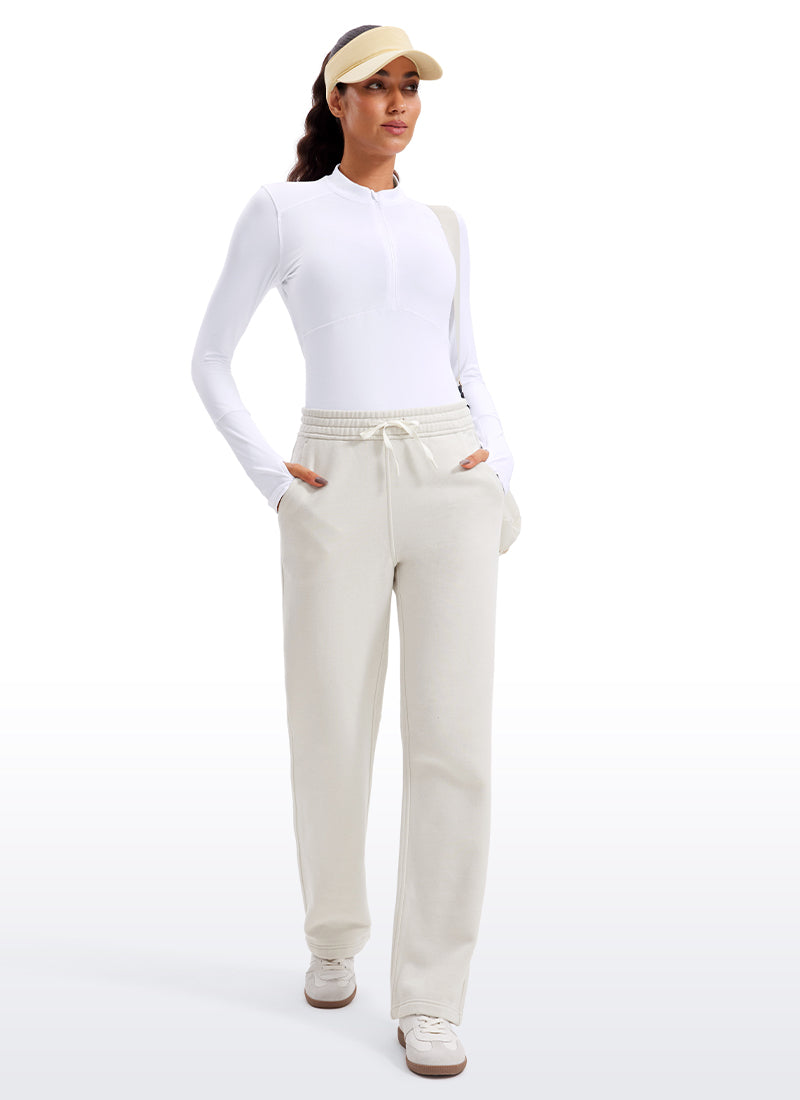 SoftEase Half-Zip Cropped Pullover