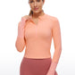 LuxeMove Cropped Thumbhole Top