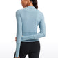 LuxeMove Cropped Thumbhole Top