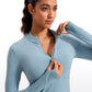 LuxeMove Cropped Thumbhole Top