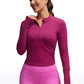 LuxeMove Cropped Thumbhole Top