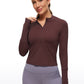 LuxeMove Cropped Thumbhole Top