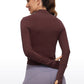 LuxeMove Cropped Thumbhole Top