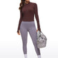 LuxeMove Cropped Thumbhole Top