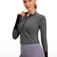 SoftEase Half-Zip Cropped Pullover