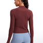 LuxeMove Cropped Thumbhole Top