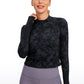 SoftEase Half-Zip Cropped Pullover