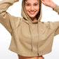 Down the Street Cropped Hoodies