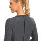 Soft Heather Long Sleeves Thumbholes