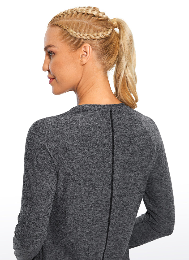 Soft Heather Long Sleeves Thumbholes