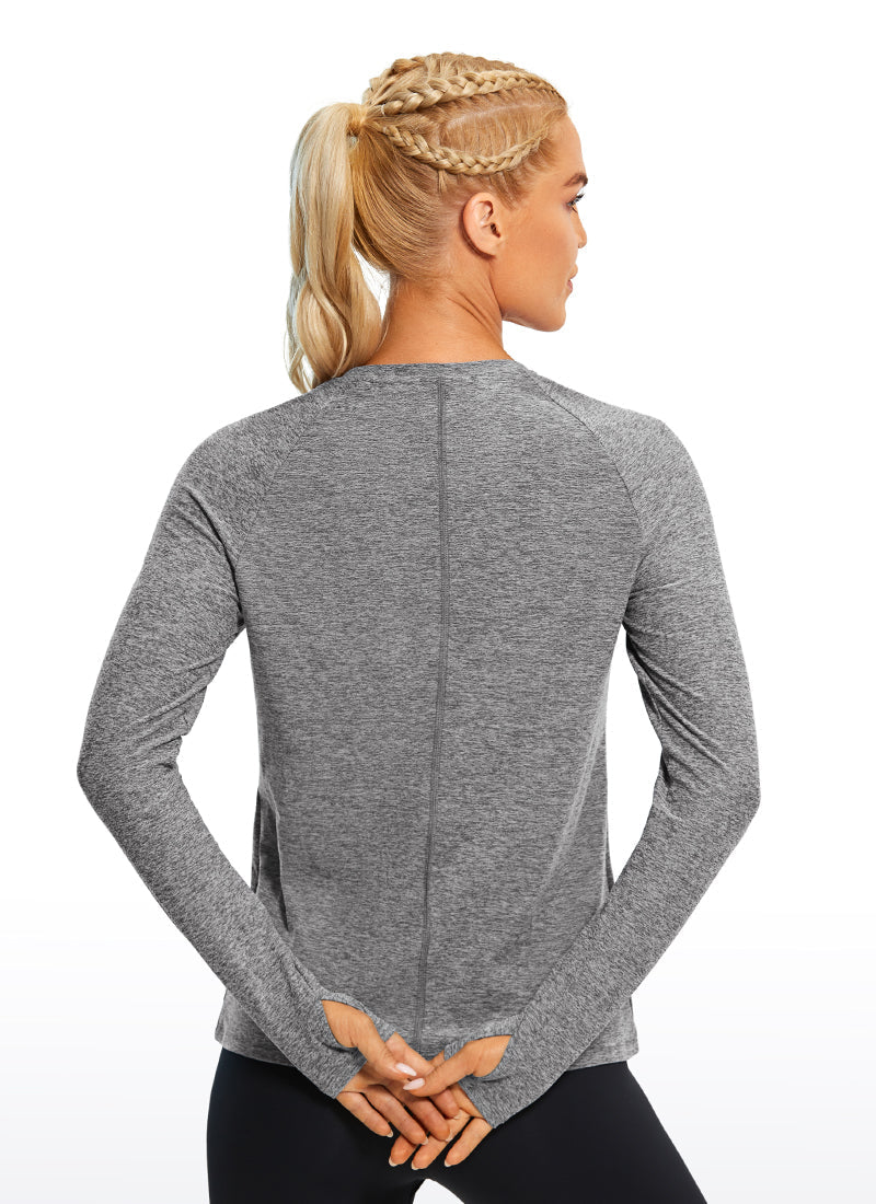 Soft Heather Long Sleeves Thumbholes