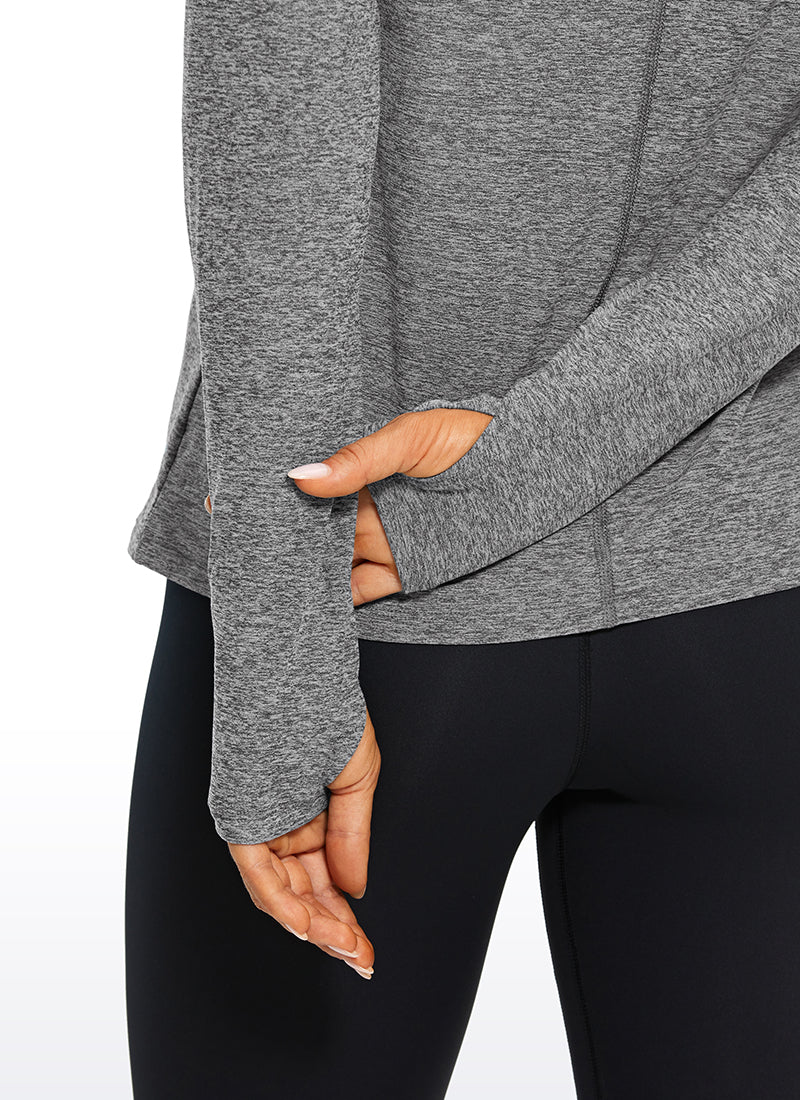 Soft Heather Long Sleeves Thumbholes