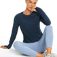 Soft Heather Long Sleeves Thumbholes