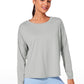 UPF 50+ Lightweight Heather Cropped Long Sleeves