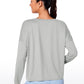 UPF 50+ Lightweight Heather Cropped Long Sleeves