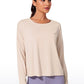 UPF 50+ Lightweight Heather Cropped Long Sleeves